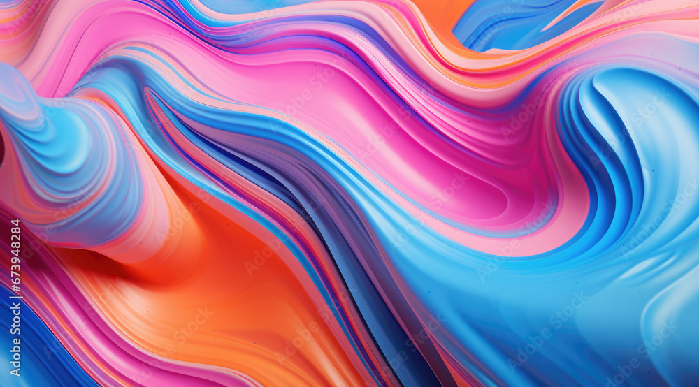 Background with liquid colored swirls and dye blends that flows from top to bottom. Fluid art acrylic texture with colorful waves, mixing paint effect. Abstract backdrop with bright blended colors. Background with liquid colored swirls and dye blends that flows from top to bottom. Fluid art acrylic texture with colorful waves, mixing paint effect. Abstract backdrop with bright blended colors.