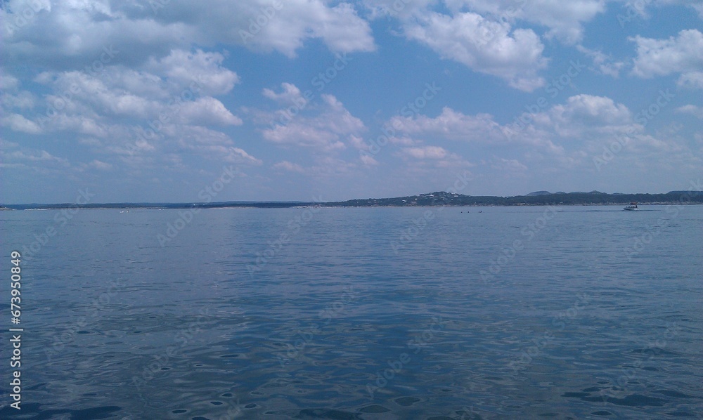 blue sky and clouds