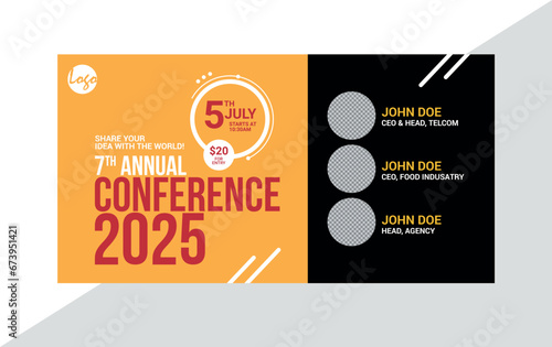 Annual Conference Banner Ad Design