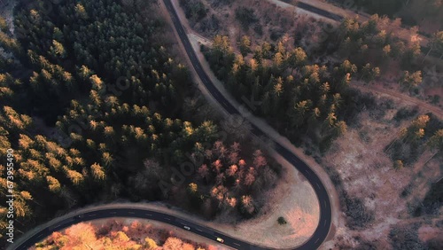 car driving on highway