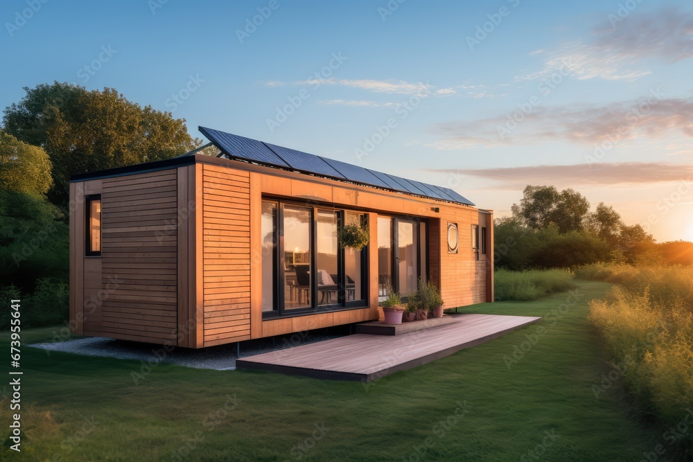 Solar-Powered Tiny Home in a Picturesque Countryside Solar-Powered Tiny Home in a Picturesque Countryside