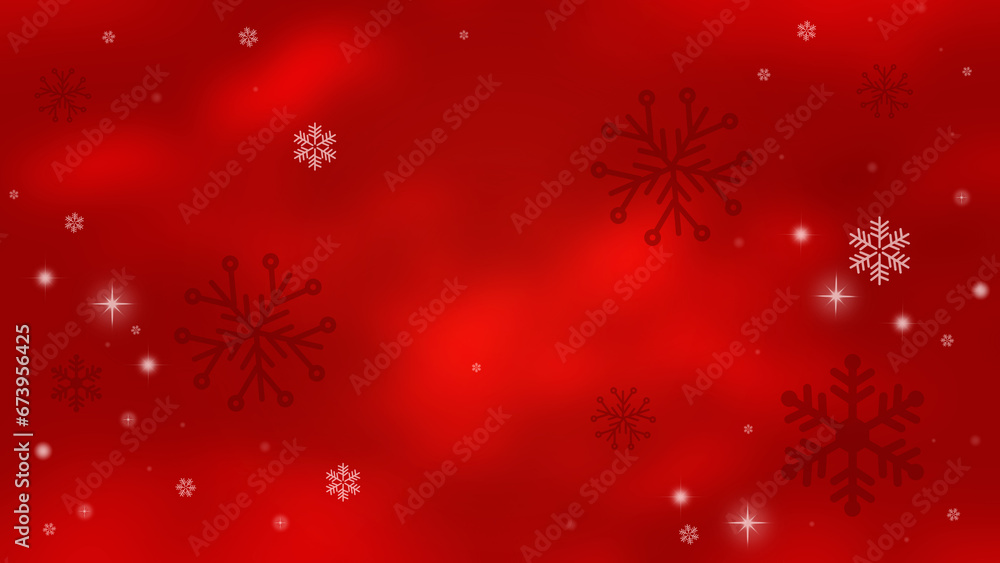 Abstract red winter background with snowflakes and christmas lights. Abstract red winter background with snowflakes and christmas lights.