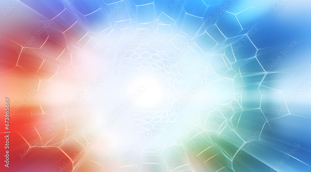 Light-infused abstract polygonal mesh background with a futuristic, interconnected network design in soft colors Light-infused abstract polygonal mesh background with a futuristic, interconnected network design in soft colors