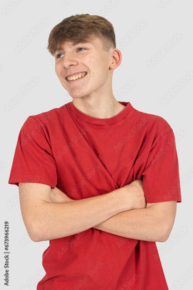Headshot of a happy teenage boy Headshot of a happy teenage boy
