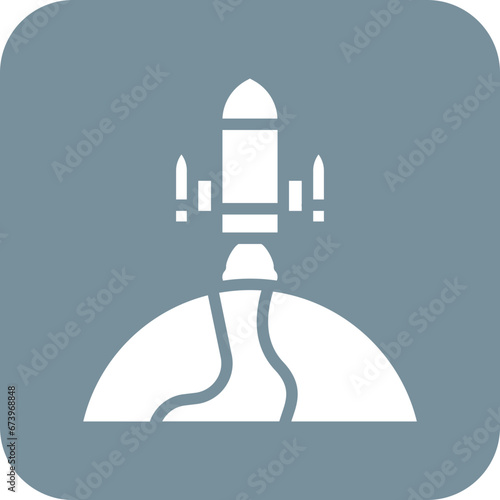Rocket Earth Icon