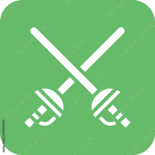 Fencing Sports Icon