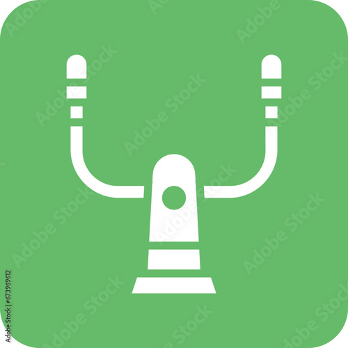 Aeroplane Steering Wheel Icon