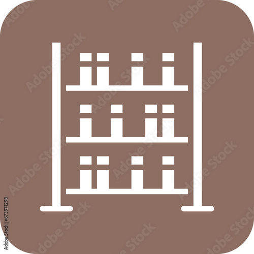 Library Shelves Icon
