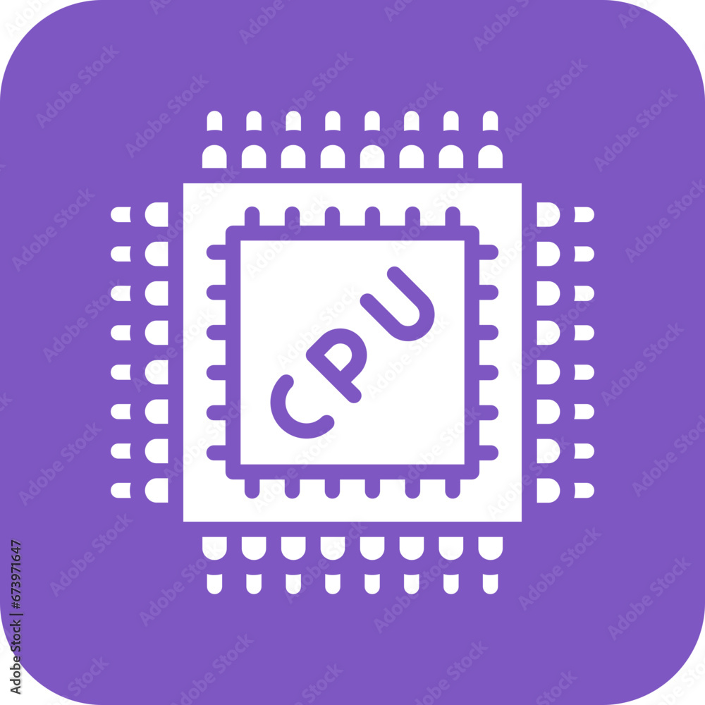 Microprocessor Icon Microprocessor Icon