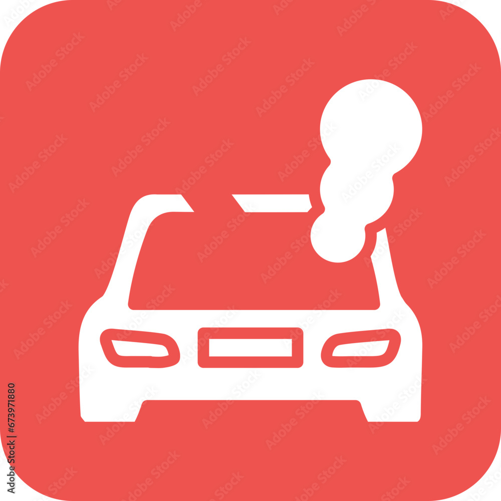 Broken Car Icon Broken Car Icon