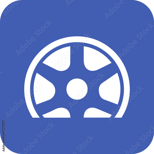 Flat Tire Icon