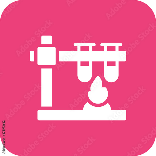 Burning Chemical Icon