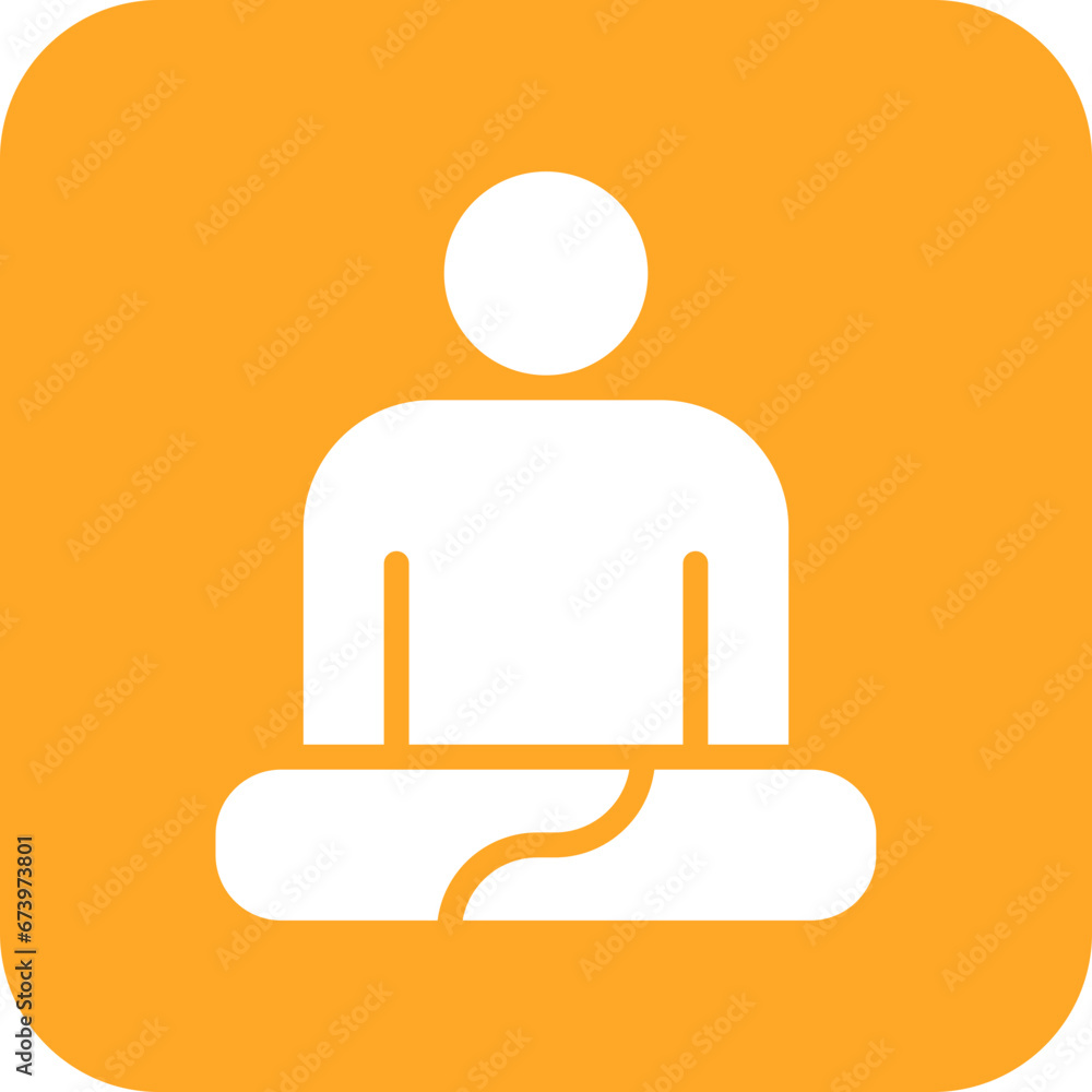 Obraz premium Meditation Icon