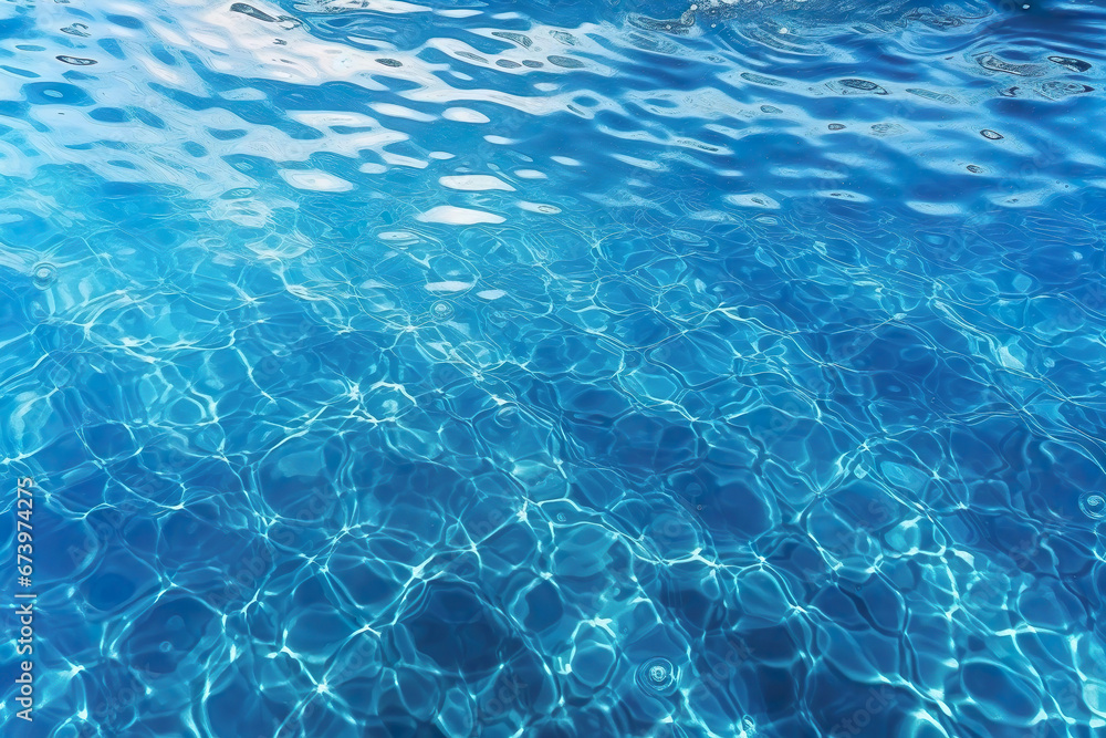 Serene Blue Water Texture, Abstract Background Serene Blue Water Texture, Abstract Background