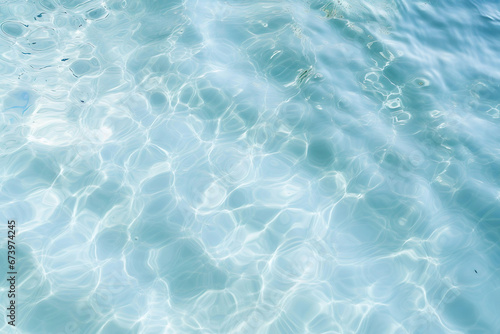 Serene Blue Water Texture, Abstract Background