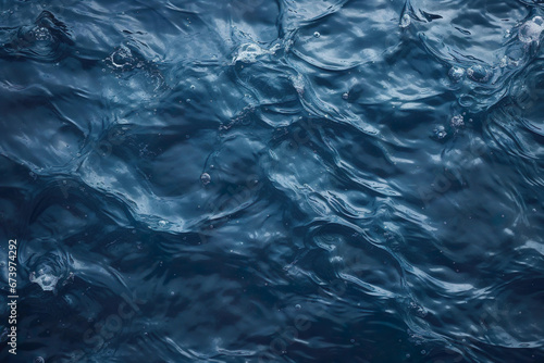 Serene Blue Water Texture  Abstract Background