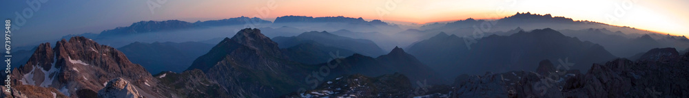 Bergpanoramen im Salzburgerland Bergpanoramen im Salzburgerland