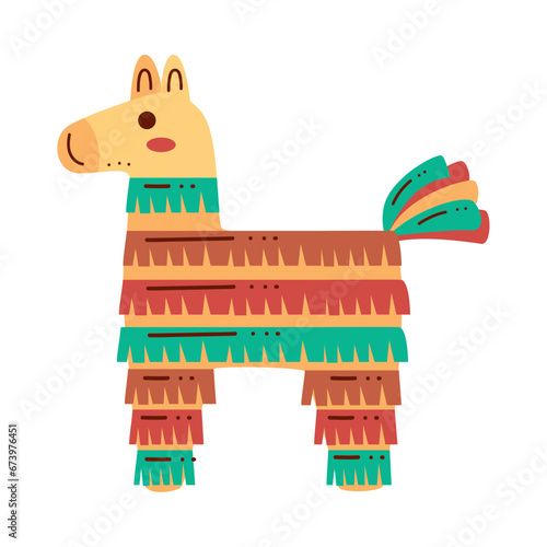 horse pinata illustration