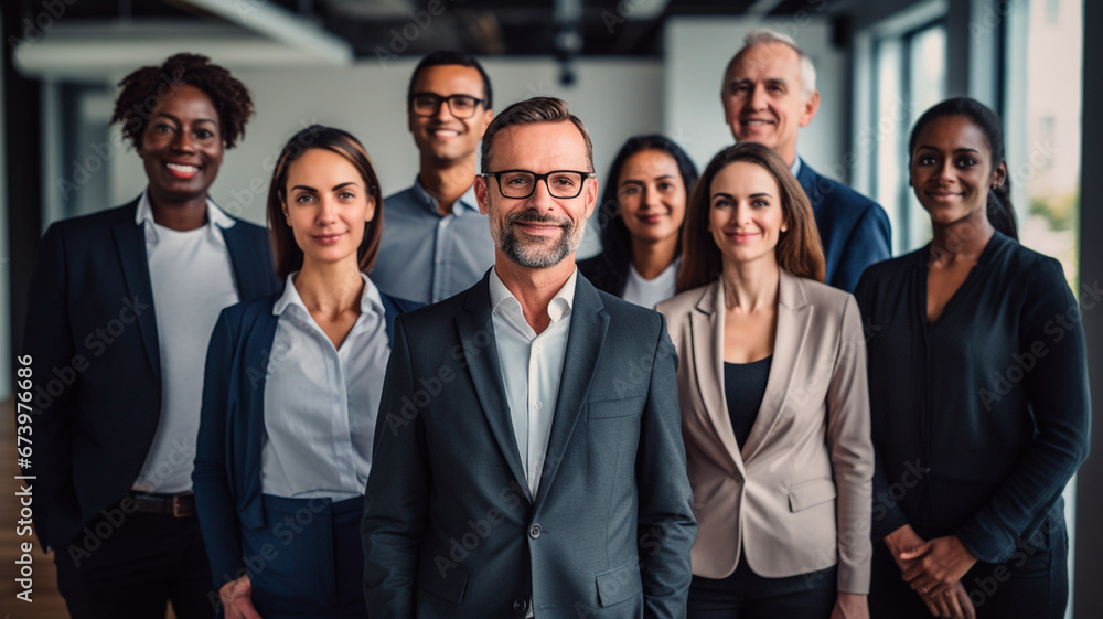 business people group in a modern city. business people group in a modern city.