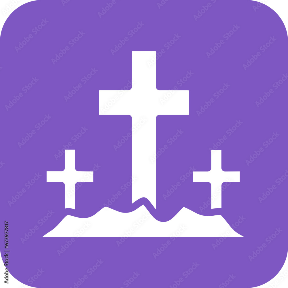 Obraz premium Cemetery Icon