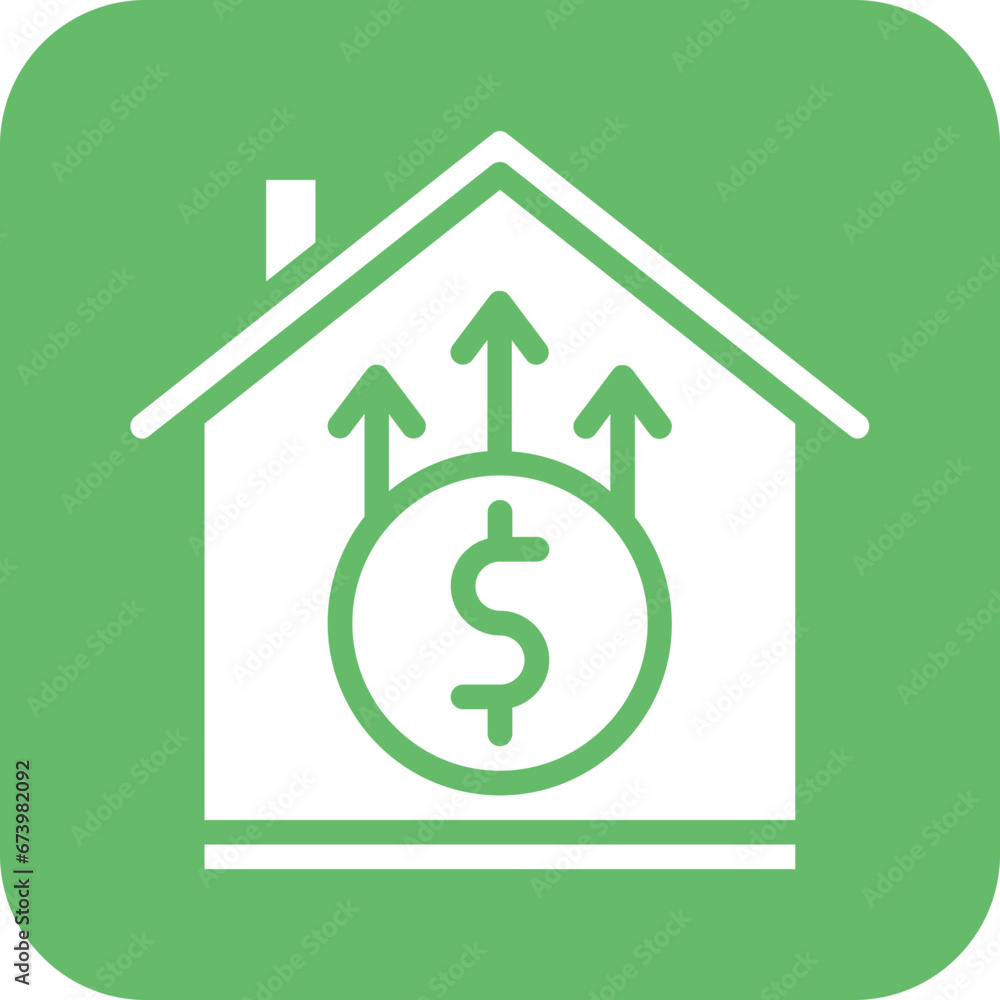 House Price Increase Icon House Price Increase Icon