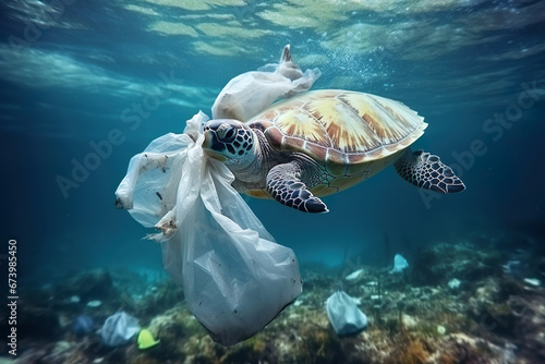  Plastic Waste in the Ocean Depths © LaurieCu
