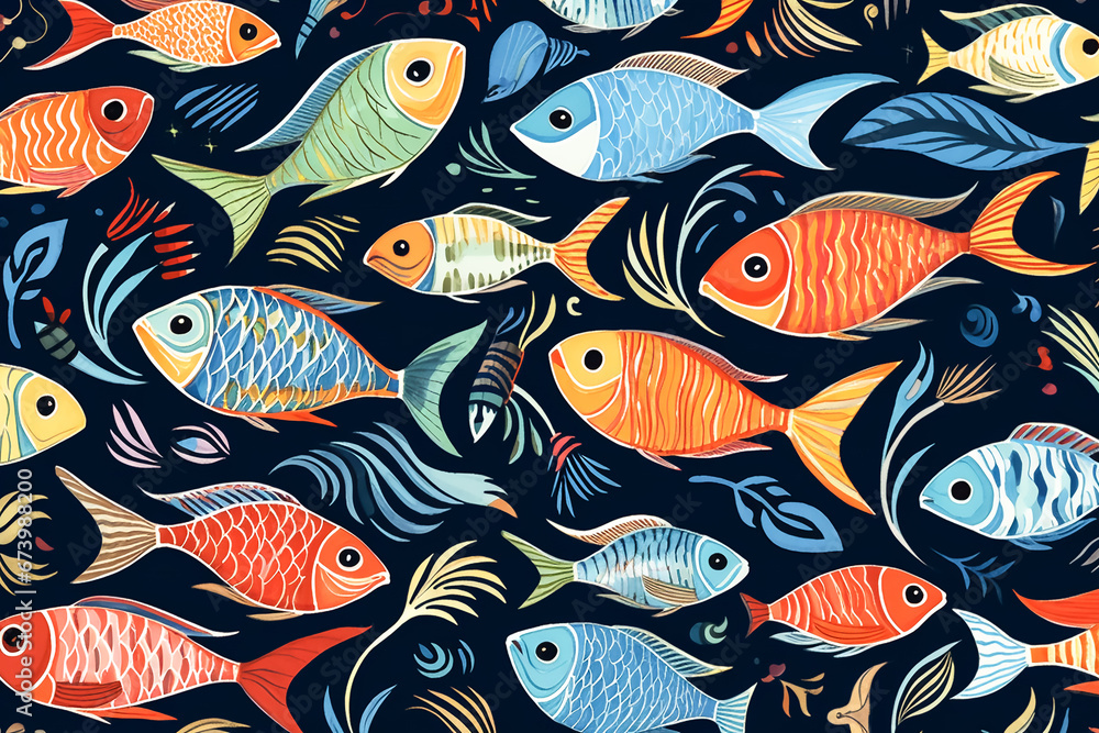 Fisch Hintergrund KI Fisch Hintergrund KI