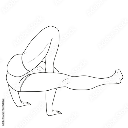 Man yoga meditation pose 3