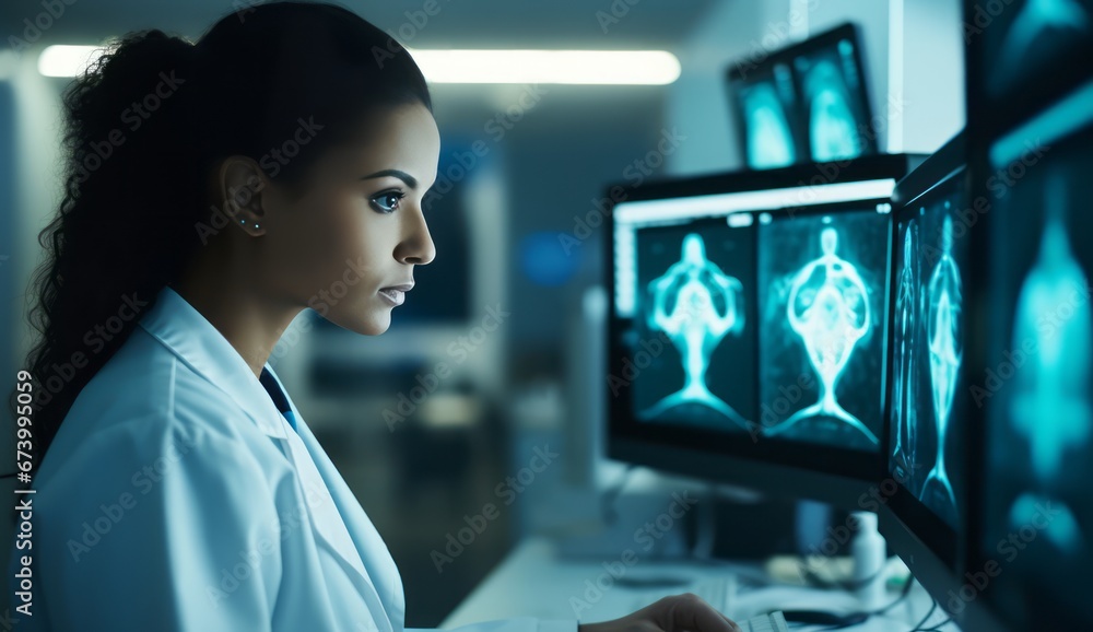 doctor looking at x ray image doctor looking at x ray image