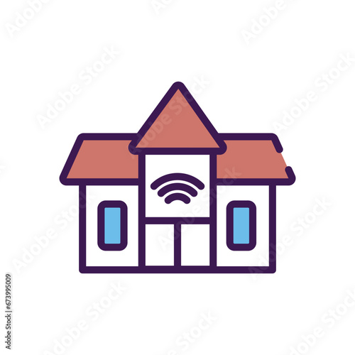house icon vector stock illustration