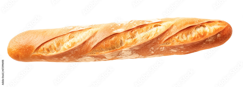 freshly baked baguette isolated on transparent background, top view, png
freshly baked baguette isolated on transparent background, top view, png