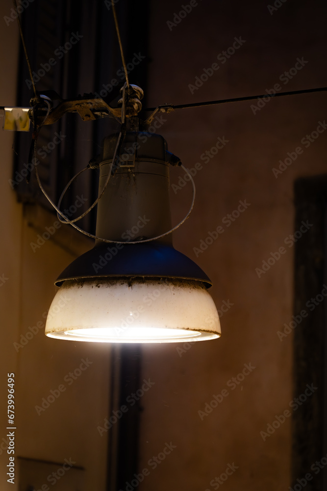 old lamp on the street
