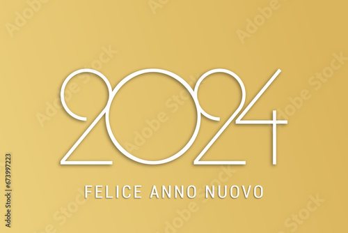 felice anno nuovo - buon anno 2024