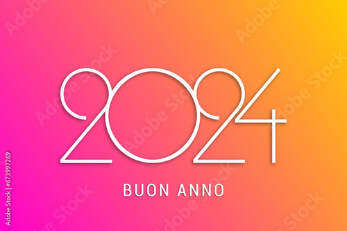 felice anno nuovo - buon anno 2024