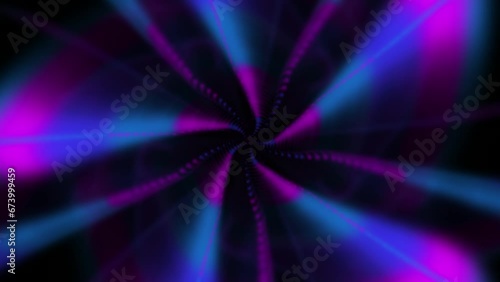 Abstract pink blue hypnotic flower background