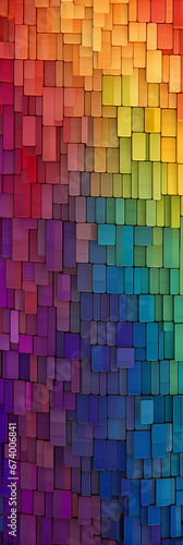 abstract colorful background made of rainbow colored vertical tiles