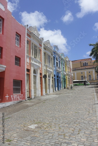 A beautiful view of Historial Center in João Pessoa, Paraiba, Brazil.