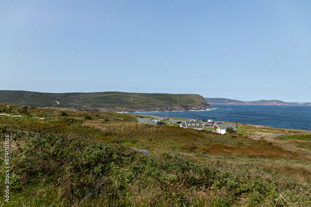 St. John's, Newfoundland, Canada 27.09.2023 View to Cape bay from Cape Spear