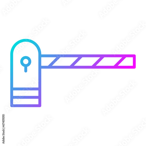 Parking Barrier Icon