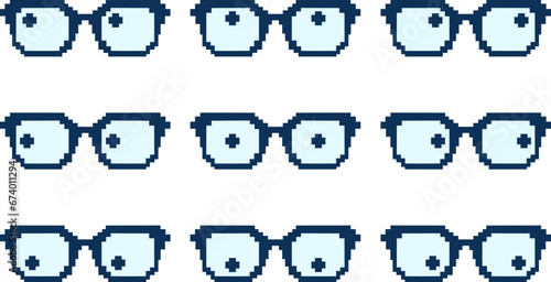 Eyes looking in all directions