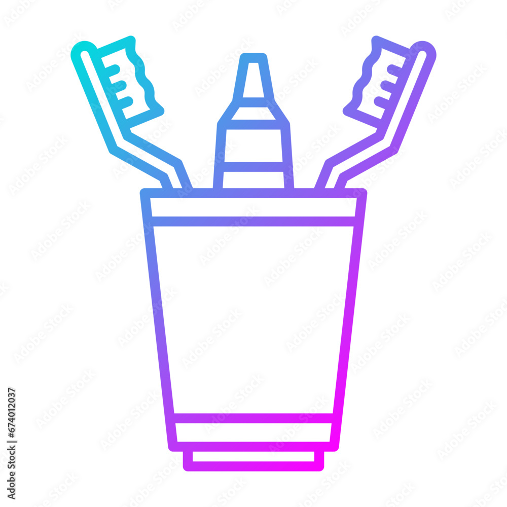 Tooth Brushes Icon Tooth Brushes Icon