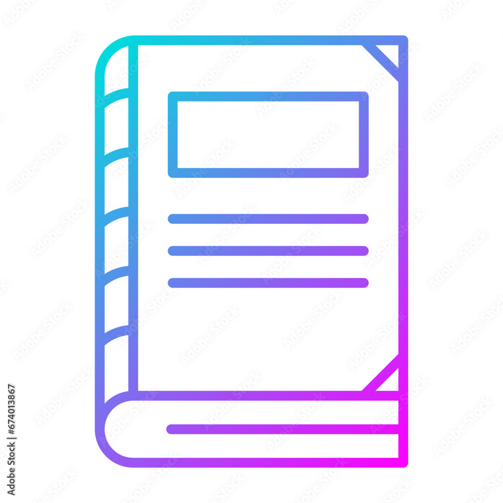 Closed Book Icon Closed Book Icon