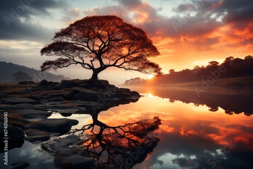 Fototapeta Naklejka Na Ścianę i Meble -  Peaceful nature landscape