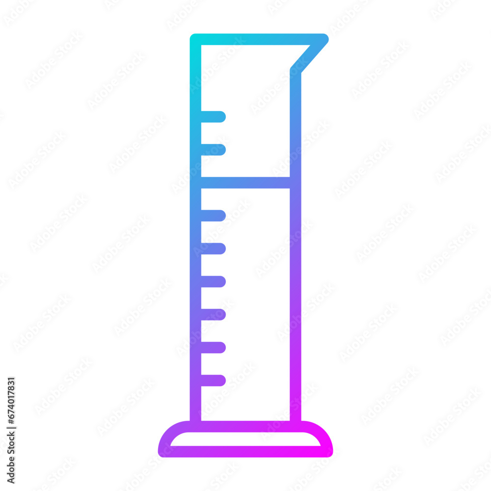 Graduated Cylinder Icon Graduated Cylinder Icon