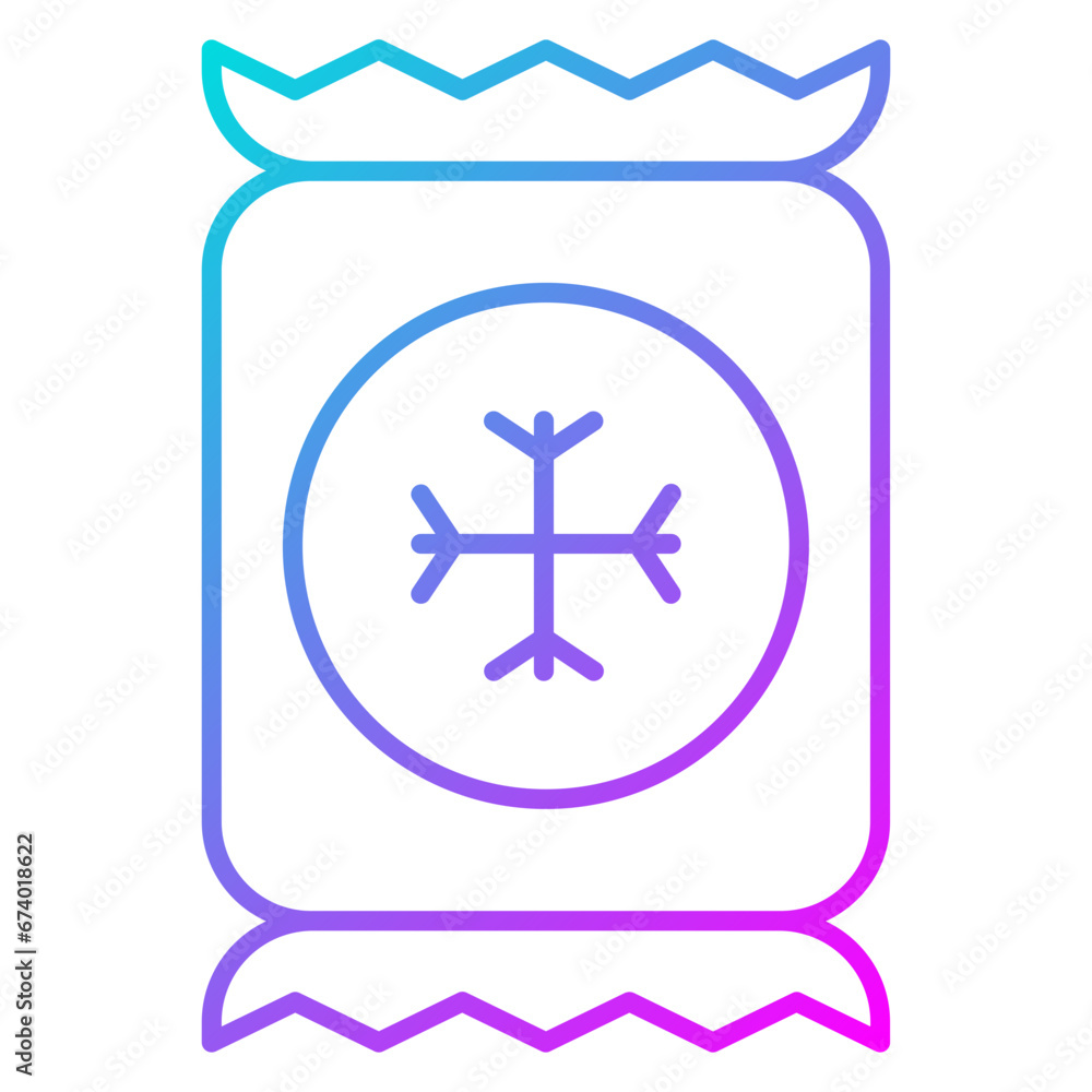 Fototapeta premium Frozen Food Icon