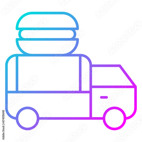 Mobile Bakery Icon