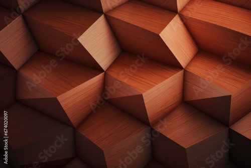 3D decorative wood background