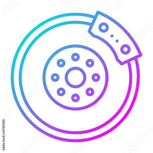 Brake Disc Icon
