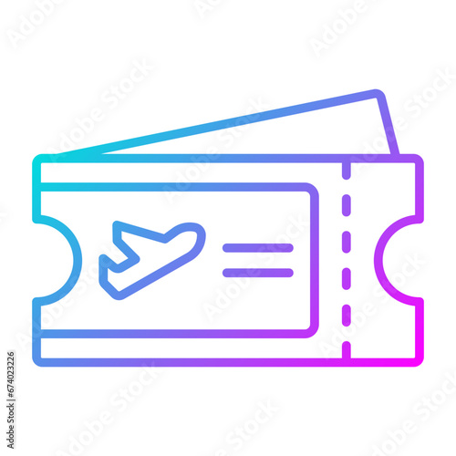 Flight Ticket Icon