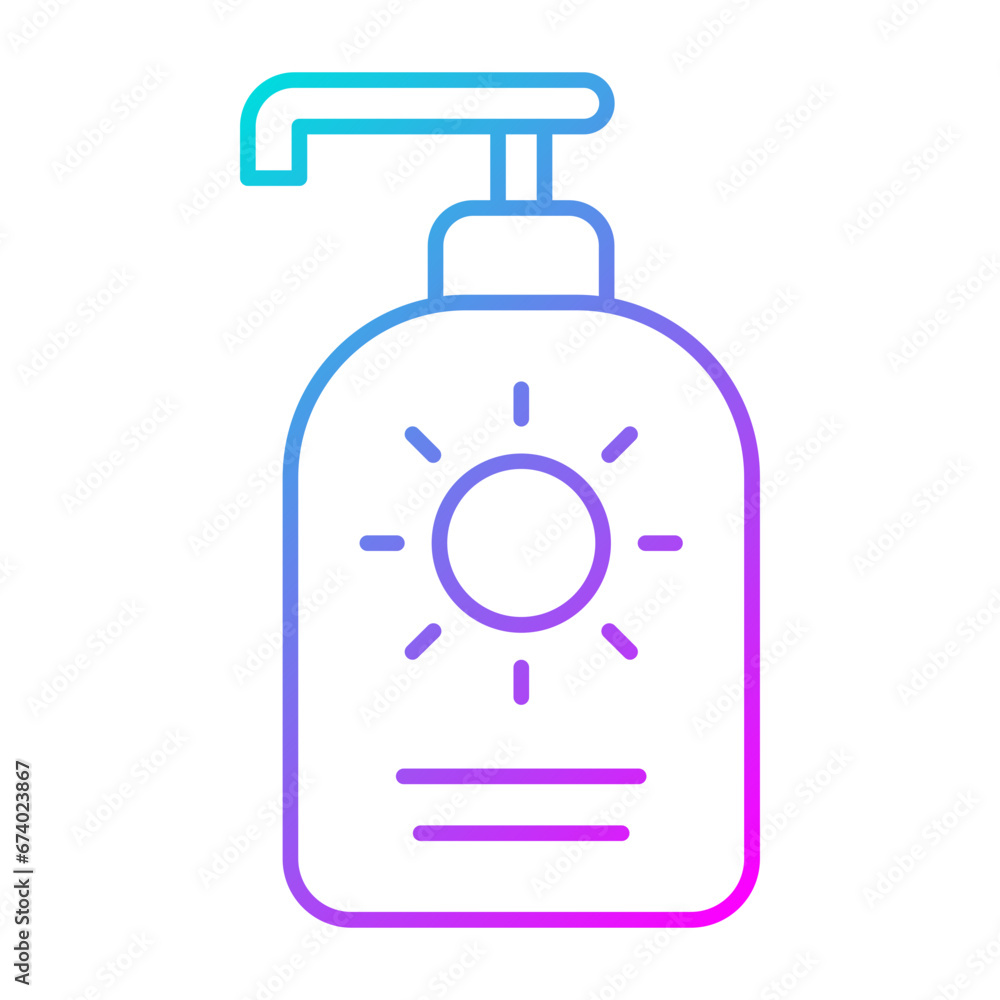 Sunscreen Icon Sunscreen Icon